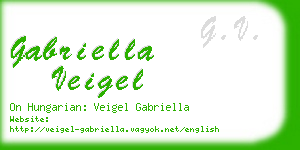 gabriella veigel business card